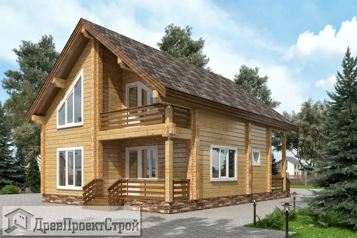 Дома из профилированного бруса:
