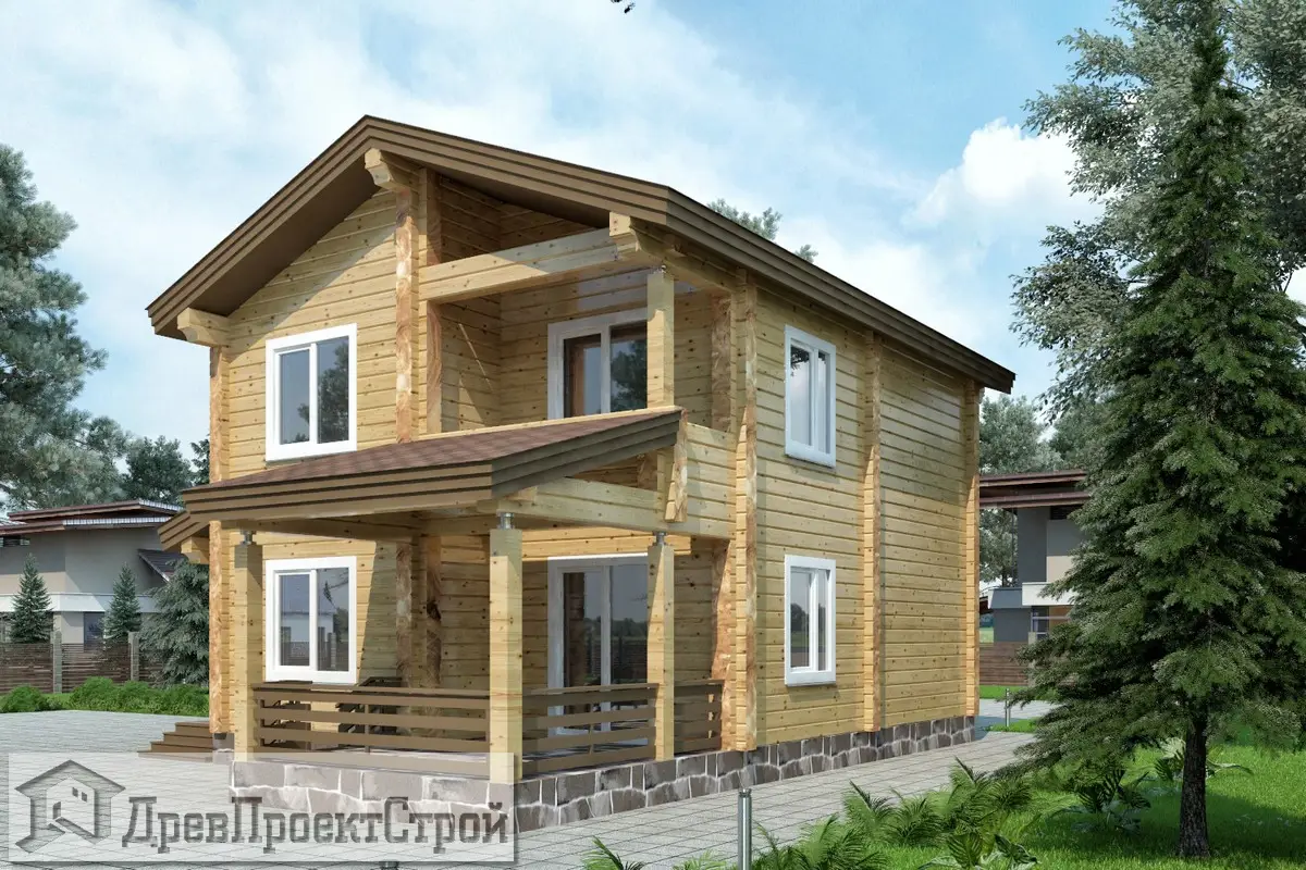 Дома из профилированного бруса: