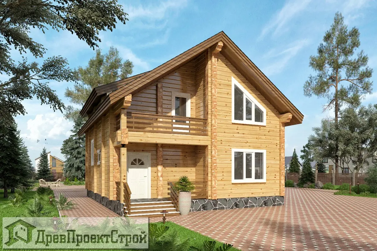 Дома из профилированного бруса: