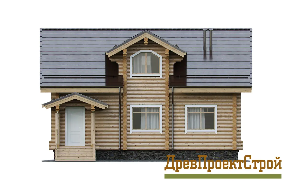 Дома из оцилиндрованного бревна: