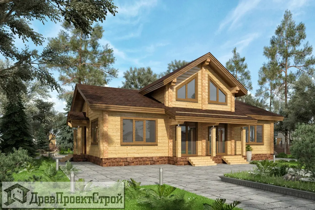 Дома из профилированного бруса: