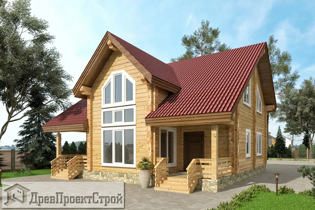 Дома из профилированного бруса: