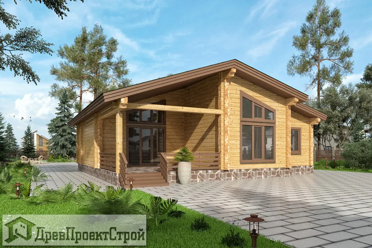 Дома из профилированного бруса: