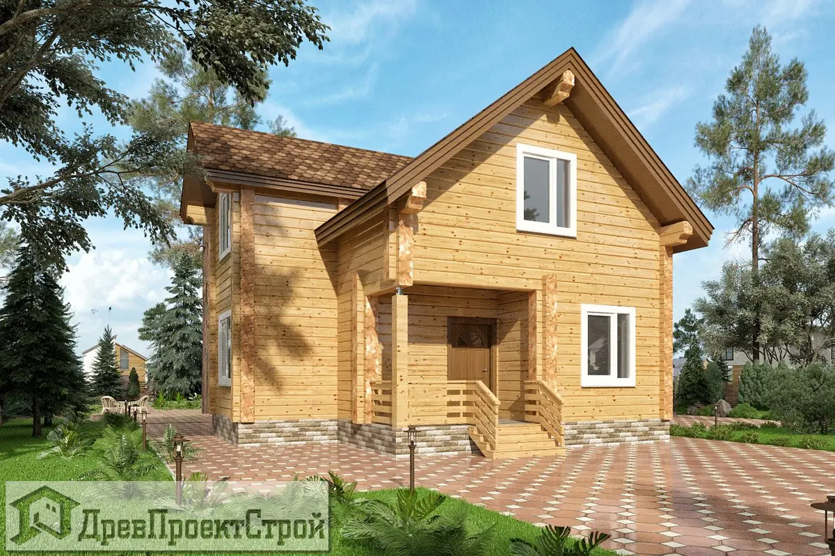 Дома из профилированного бруса: