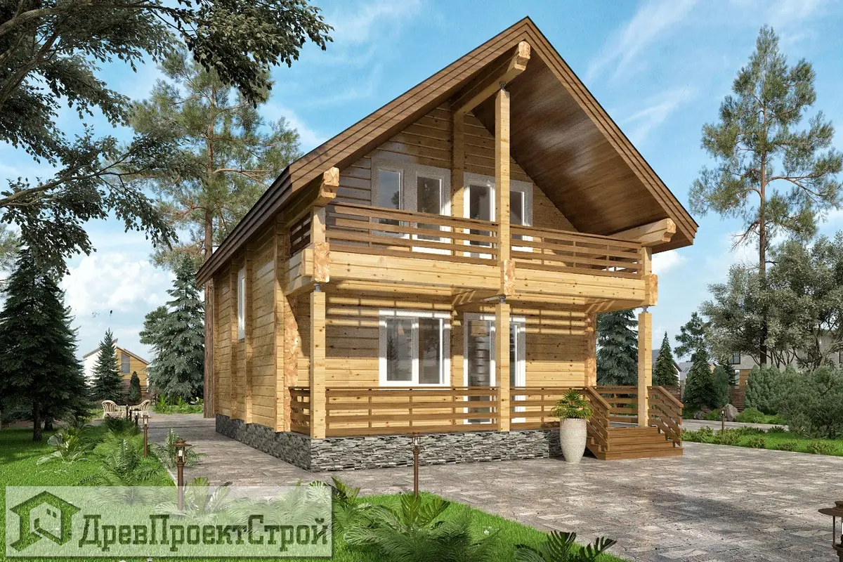 Дома из профилированного бруса: