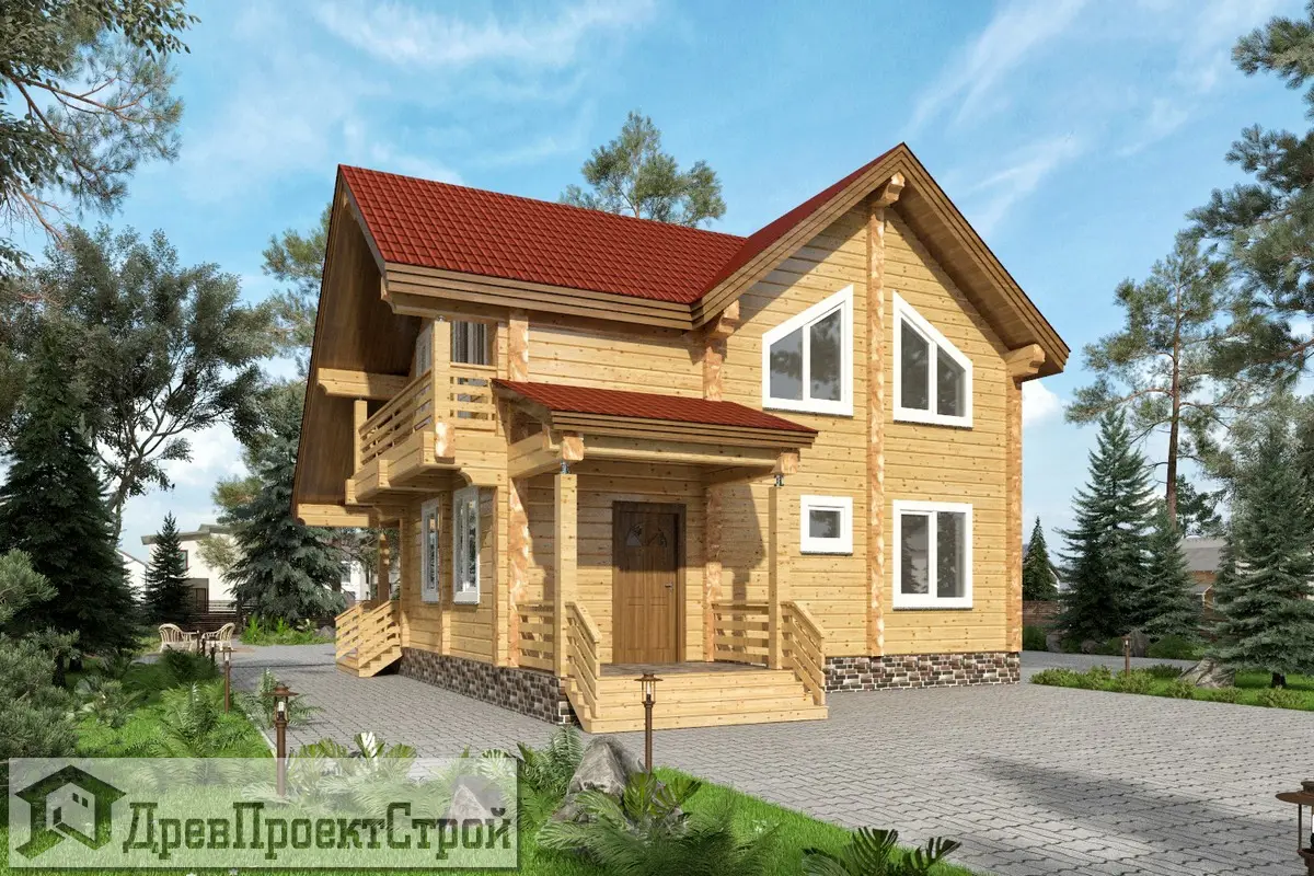 Дома из профилированного бруса: