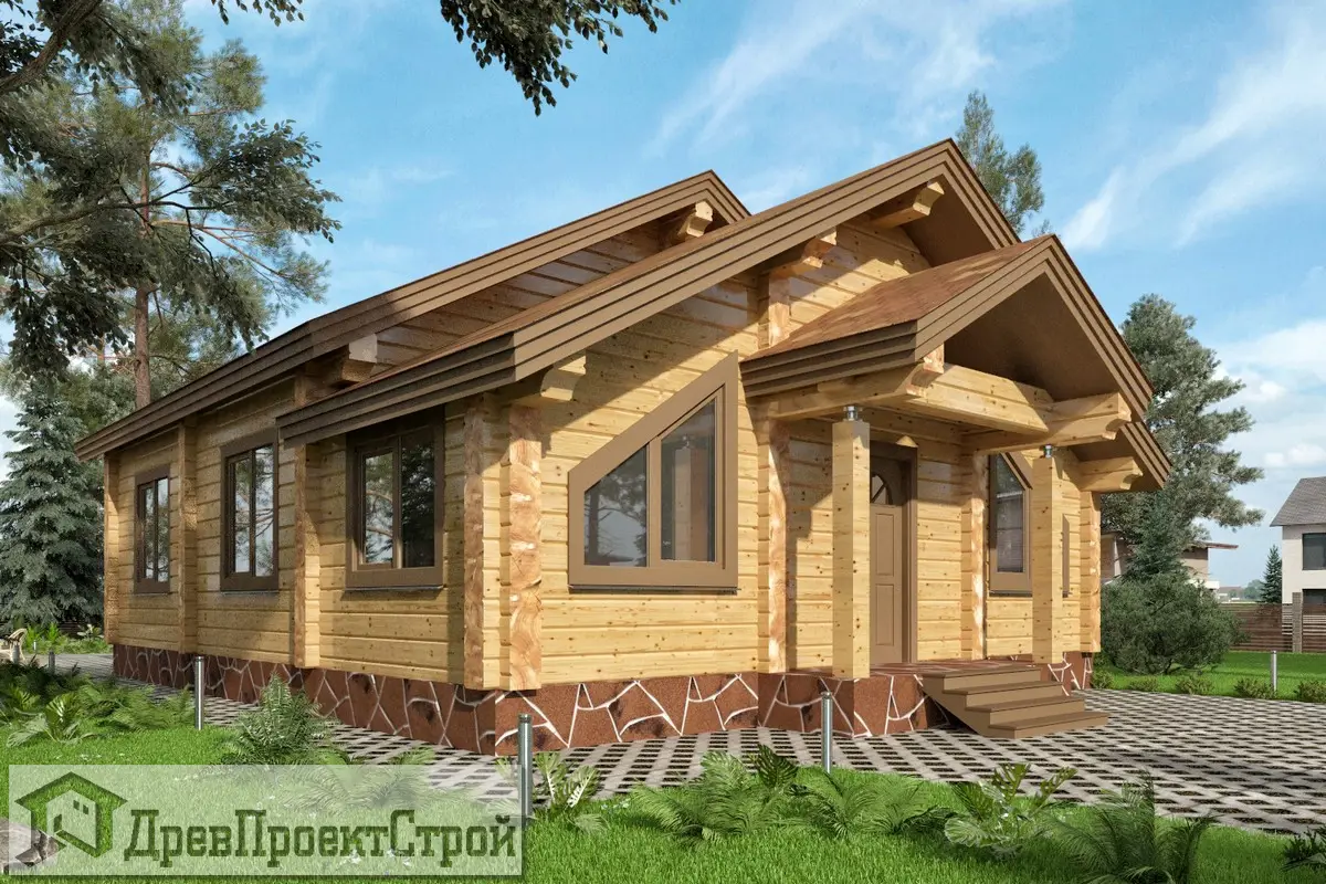 Дома из профилированного бруса: